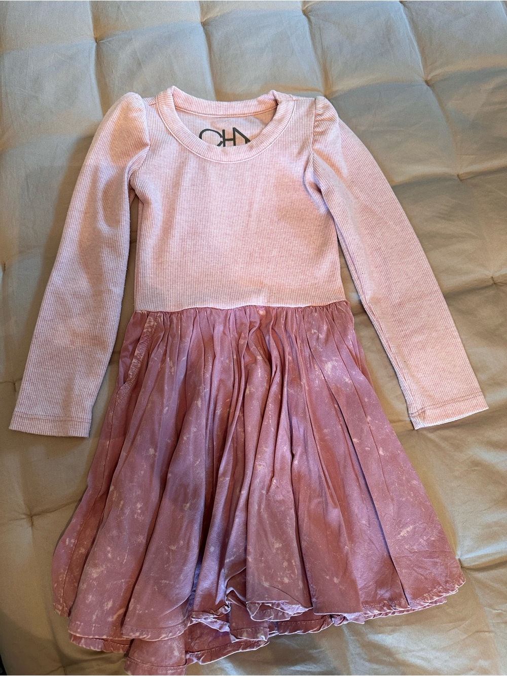 Chaser Girls Pink Layered Twirl Dress